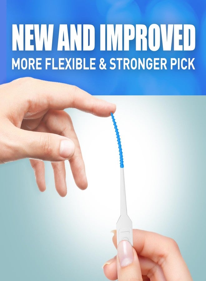 RAZOKO Soft Interdental Brushes Original, Dental Picks for Cleaning Teeth, Disposable Interdental Brushes, with Convenient Carry Case (Blue, 300 Count) - Image 4